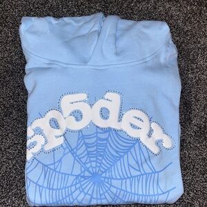 Sp5der Web Hoodie Blue | Medium
